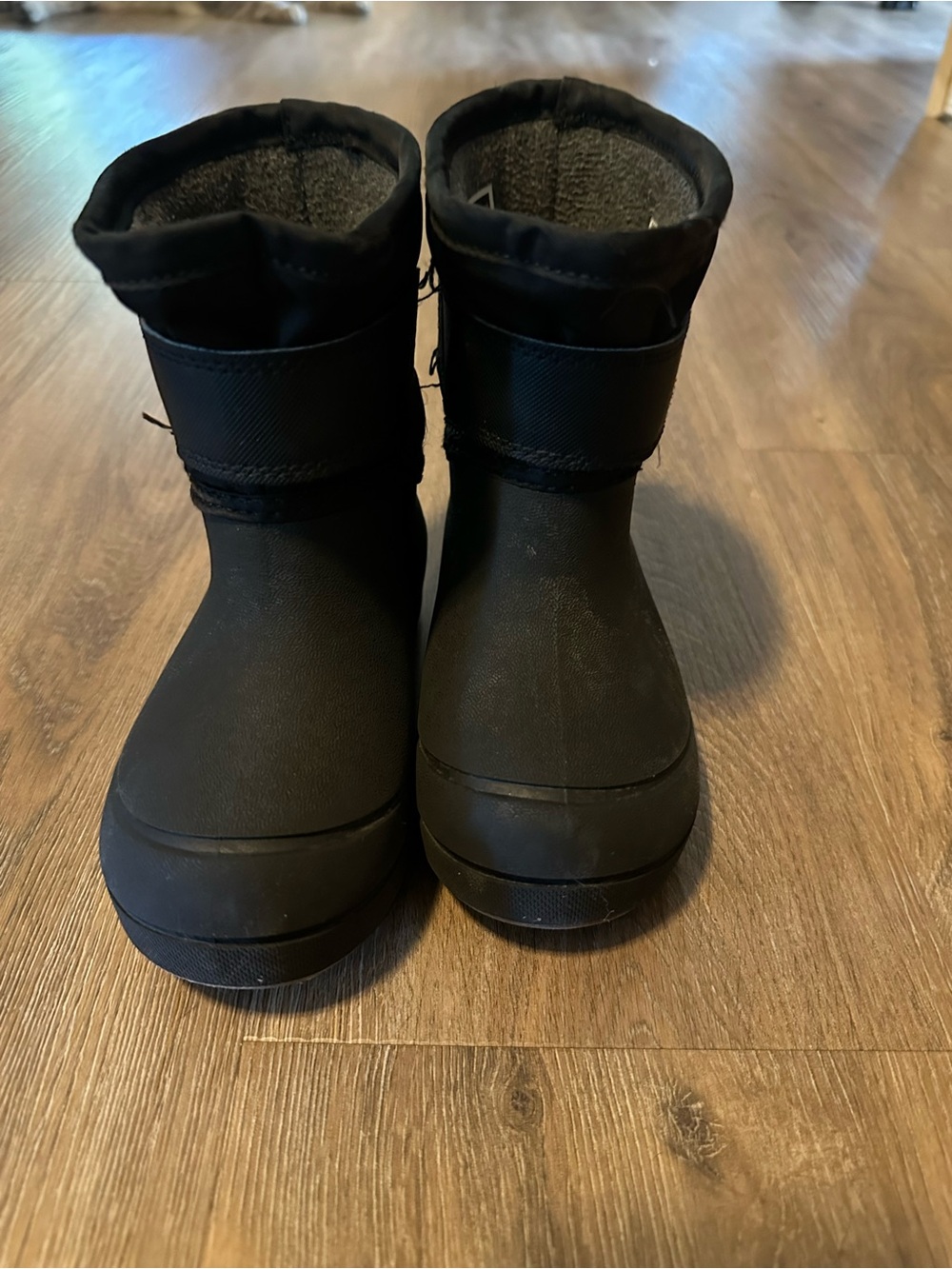 Bogs Kids Black Waterproof Snow Boots